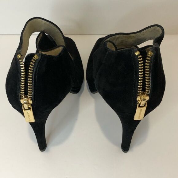 Michael Kors black peep toe platform 5in heels size 10 - Picture 9 of 16